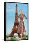 Paris Fashion II-null-Framed Stretched Canvas