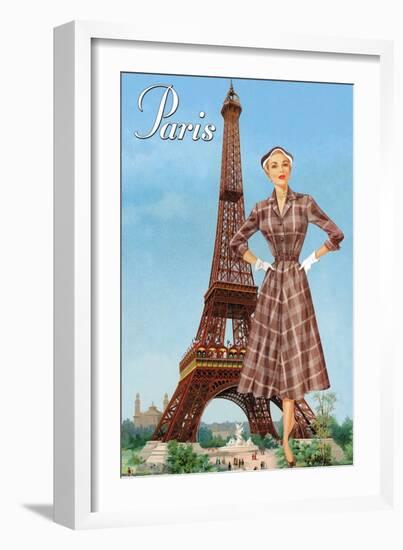 Paris Fashion II-null-Framed Art Print