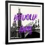 Paris Fashion Series - Bonjour Paris - Alexandre III Bridge and Lamppost-Philippe Hugonnard-Framed Photographic Print