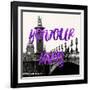 Paris Fashion Series - Bonjour Paris - Alexandre III Bridge and Lamppost-Philippe Hugonnard-Framed Photographic Print