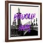 Paris Fashion Series - Bonjour Paris - Alexandre III Bridge and Lamppost-Philippe Hugonnard-Framed Photographic Print