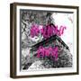 Paris Fashion Series - Bonjour Paris - Eiffel Tower II-Philippe Hugonnard-Framed Photographic Print