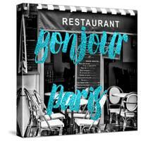 Paris Fashion Series - Bonjour Paris - French Restaurant III-Philippe Hugonnard-Stretched Canvas