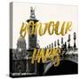 Paris Fashion Series - Bonjour Paris - Pont Alexandre III-Philippe Hugonnard-Stretched Canvas