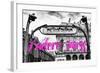 Paris Fashion Series - J'adore Paris - Metropolitain II-Philippe Hugonnard-Framed Photographic Print