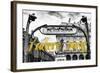 Paris Fashion Series - J'adore Paris - Metropolitain-Philippe Hugonnard-Framed Photographic Print