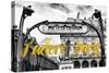 Paris Fashion Series - J'adore Paris - Metropolitain-Philippe Hugonnard-Stretched Canvas