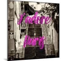 Paris Fashion Series - J'adore Paris - Montmartre IV-Philippe Hugonnard-Mounted Photographic Print