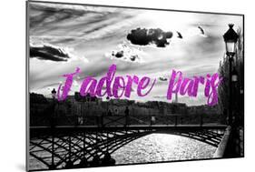 Paris Fashion Series - J'adore Paris - Paris Bridge II-Philippe Hugonnard-Mounted Premium Photographic Print