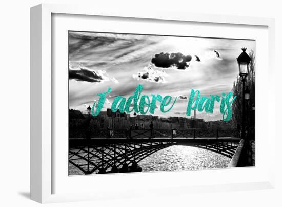 Paris Fashion Series - J'adore Paris - Paris Bridge III-Philippe Hugonnard-Framed Photographic Print