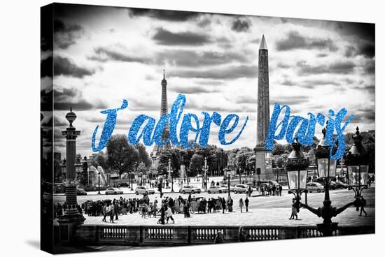 Paris Fashion Series - J'adore Paris - Place de la Concorde III-Philippe Hugonnard-Stretched Canvas