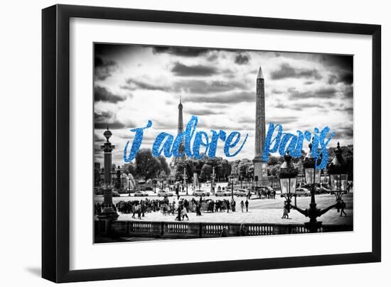 Paris Fashion Series - J'adore Paris - Place de la Concorde III-Philippe Hugonnard-Framed Premium Photographic Print