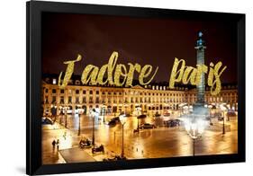 Paris Fashion Series - J'adore Paris - Place Vendome-Philippe Hugonnard-Framed Photographic Print