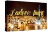 Paris Fashion Series - J'adore Paris - Place Vendome-Philippe Hugonnard-Stretched Canvas