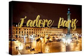 Paris Fashion Series - J'adore Paris - Place Vendome-Philippe Hugonnard-Stretched Canvas