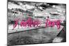 Paris Fashion Series - J'adore Paris - Seine River II-Philippe Hugonnard-Mounted Photographic Print