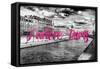 Paris Fashion Series - J'adore Paris - Seine River II-Philippe Hugonnard-Framed Stretched Canvas