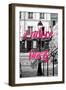 Paris Fashion Series - J'adore Paris - Stairs of Montmartre II-Philippe Hugonnard-Framed Photographic Print