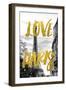 Paris Fashion Series - Love Paris - Eiffel Tower IV-Philippe Hugonnard-Framed Photographic Print