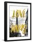 Paris Fashion Series - Love Paris - Eiffel Tower IV-Philippe Hugonnard-Framed Photographic Print