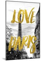 Paris Fashion Series - Love Paris - Eiffel Tower IV-Philippe Hugonnard-Mounted Photographic Print