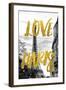 Paris Fashion Series - Love Paris - Eiffel Tower IV-Philippe Hugonnard-Framed Photographic Print