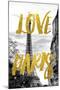 Paris Fashion Series - Love Paris - Eiffel Tower IV-Philippe Hugonnard-Mounted Photographic Print