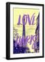 Paris Fashion Series - Love Paris - Eiffel Tower-Philippe Hugonnard-Framed Photographic Print