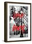 Paris Fashion Series - Love Paris - Stairs of Montmartre II-Philippe Hugonnard-Framed Photographic Print