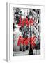 Paris Fashion Series - Love Paris - Stairs of Montmartre II-Philippe Hugonnard-Framed Photographic Print