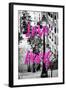 Paris Fashion Series - Love Paris - Stairs of Montmartre V-Philippe Hugonnard-Framed Photographic Print