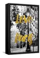 Paris Fashion Series - Love Paris - Stairs of Montmartre-Philippe Hugonnard-Framed Stretched Canvas
