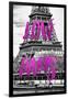 Paris Fashion Series - Love Paris - The Eiffel Tower-Philippe Hugonnard-Framed Photographic Print