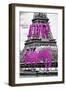 Paris Fashion Series - Love Paris - The Eiffel Tower-Philippe Hugonnard-Framed Photographic Print