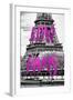 Paris Fashion Series - Love Paris - The Eiffel Tower-Philippe Hugonnard-Framed Photographic Print