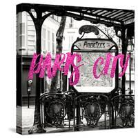 Paris Fashion Series - Paris City - Metro Abbesses II-Philippe Hugonnard-Stretched Canvas