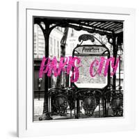 Paris Fashion Series - Paris City - Metro Abbesses II-Philippe Hugonnard-Framed Photographic Print