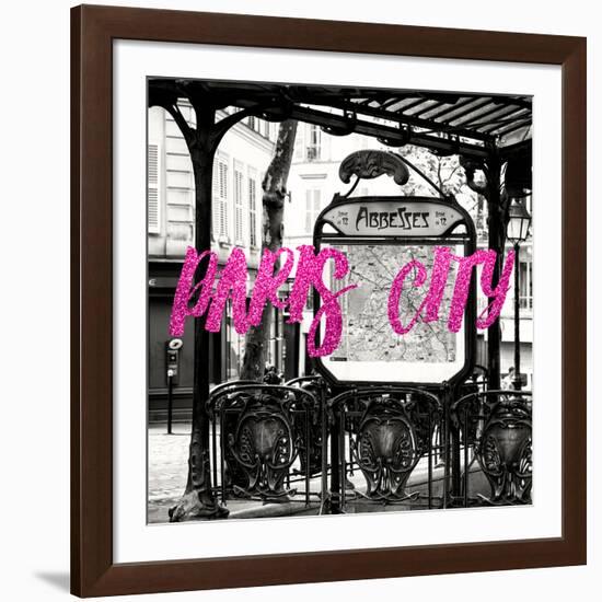 Paris Fashion Series - Paris City - Metro Abbesses II-Philippe Hugonnard-Framed Photographic Print