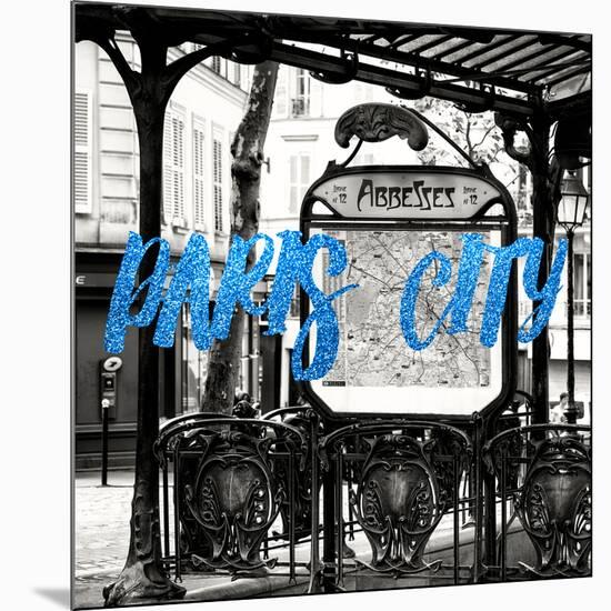 Paris Fashion Series - Paris City - Metro Abbesses III-Philippe Hugonnard-Mounted Photographic Print