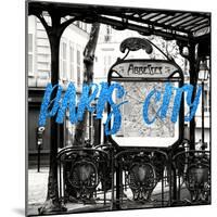 Paris Fashion Series - Paris City - Metro Abbesses III-Philippe Hugonnard-Mounted Photographic Print