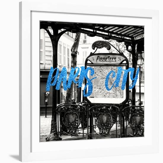 Paris Fashion Series - Paris City - Metro Abbesses III-Philippe Hugonnard-Framed Photographic Print