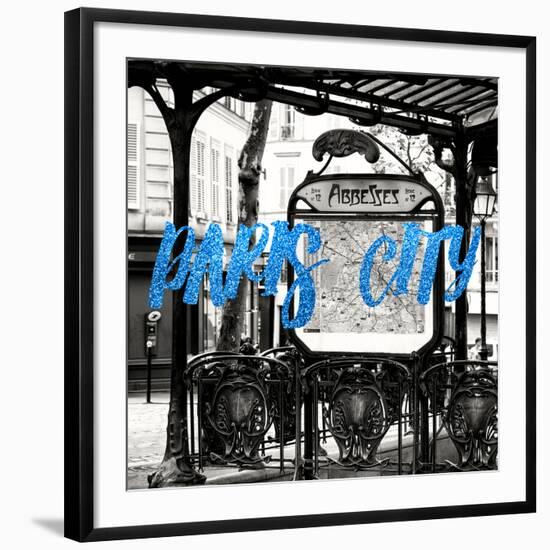 Paris Fashion Series - Paris City - Metro Abbesses III-Philippe Hugonnard-Framed Photographic Print