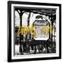 Paris Fashion Series - Paris City - Metro Abbesses-Philippe Hugonnard-Framed Photographic Print