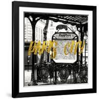 Paris Fashion Series - Paris City - Metro Abbesses-Philippe Hugonnard-Framed Photographic Print