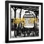 Paris Fashion Series - Paris City - Metro Abbesses-Philippe Hugonnard-Framed Photographic Print