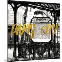 Paris Fashion Series - Paris City - Metro Abbesses-Philippe Hugonnard-Mounted Photographic Print