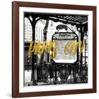 Paris Fashion Series - Paris City - Metro Abbesses-Philippe Hugonnard-Framed Photographic Print