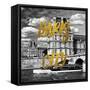 Paris Fashion Series - Paris City - The Louvre-Philippe Hugonnard-Framed Stretched Canvas