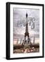 Paris Fashion Series - Paris Eiffel II-Philippe Hugonnard-Framed Photographic Print