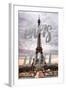 Paris Fashion Series - Paris Eiffel II-Philippe Hugonnard-Framed Photographic Print